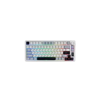 Клавиатура USB, Aula S75 Pro Light Синий+белый+черный+пурпурный