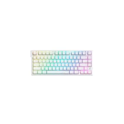 Клавиатура USB, Attack Shark R82 HE White, белый