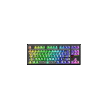 Клавиатура USB, Attack Shark X87 Ultra Shadow Megalodon, черный