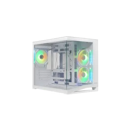 Корпус ATX midi tower Huntkey, S960 V2 StormX W, White