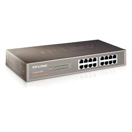Коммутатор TP-Link TL-SF1016DS Неуправляемый/16x10/100 RJ45/Нет uplink/Без PoE