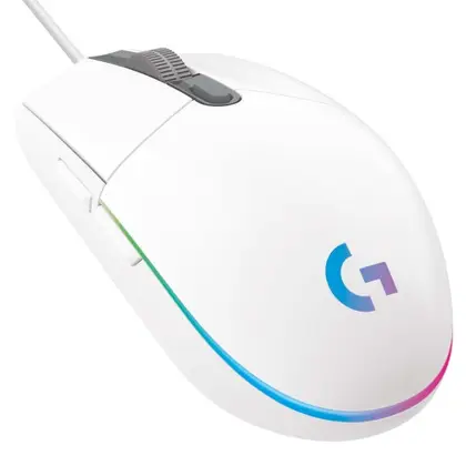 Мышь Logitech игровая Logitech G102 LIGHTSYNC, White, 910-005824