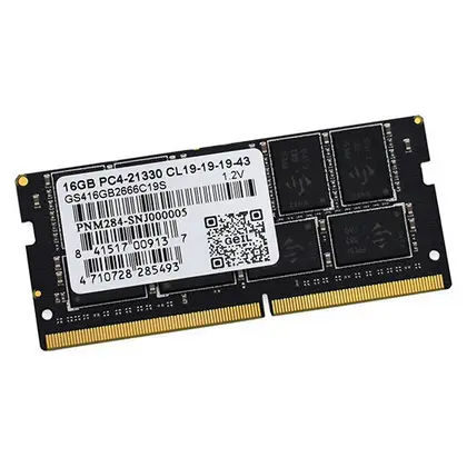 Оперативная память для ноутбука GEIL 16GB DDR4/2666MHz/SO-DIMM GS416GB2666C19S
