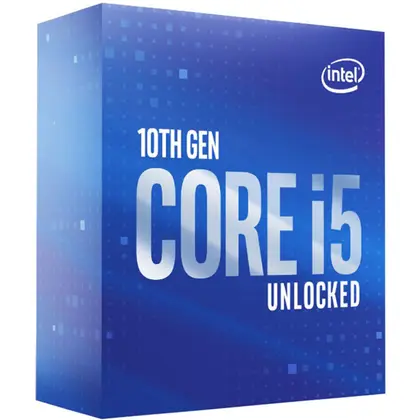 Процессор Intel Core i5-10600K 10th LGA1200/6C/12T/4.1GHz Base/4.8GHz Max/12MB/BOX