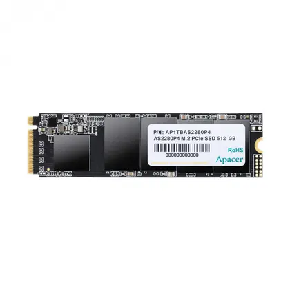 SSD накопитель Apacer AS2280P4 512GB M.2 2280/NVMe/PCIe 3.0/2100MB/s Read/1500MB/s Write AP512GAS2280P4-1