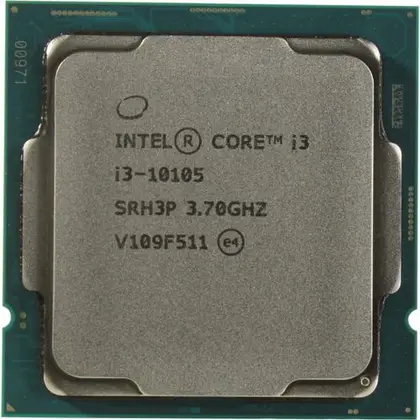 Процессор Intel Core i3-10105 10th LGA1200/4C/8T/3.7GHz Base/4.4GHz Max/6MB/BOX
