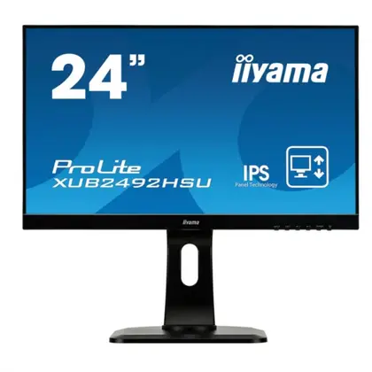 Монитор iiyama XU2492HSU-B1 23.8" IPS/1920×1080/75Hz/4ms/VGA/HDMI/DisplayPort/USB x2/Headphone XU2492HSU-B1.