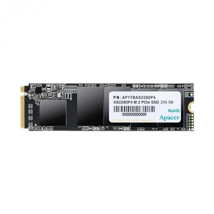 SSD накопитель Apacer AS2280P4 256GB M.2 2280/NVMe/PCIe 3.0/2100MB/s Read/1000MB/s Write AP256GAS2280P4-1
