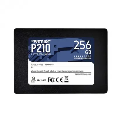SSD накопитель Patriot P210 256GB 2.5"/SATA III/500MB/s Read/400MB/s Write P210S256G25