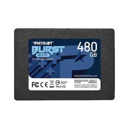SSD накопитель Patriot Burst Elite 480GB 2.5"/SATA III/450MB/s Read/320MB/s Write