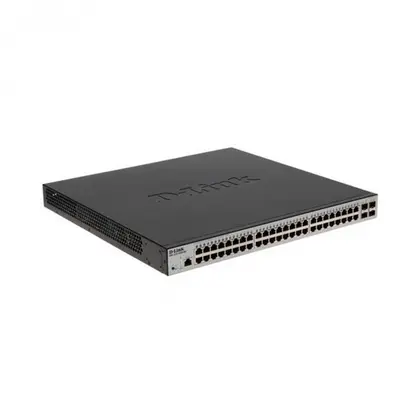 Коммутатор D-Link DGS-1210-52MP/ME L2/48x1Гбит/4x1G SFP/48PoE 370W DGS-1210-52MP/ME/B2A
