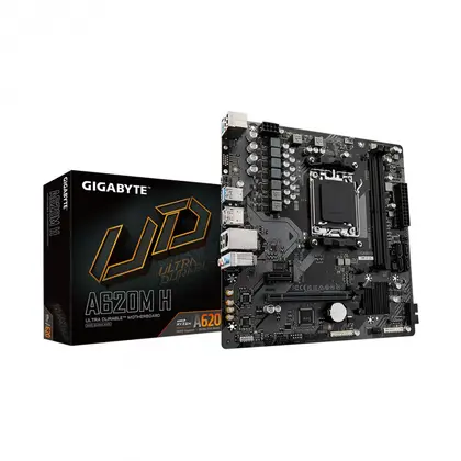 Материнская плата GIGABYTE A620M H AM5/AMD A620/2xDDR5/1xM.2/1xPCI-E x16, Micro-ATX
