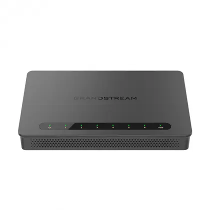 Маршрутизатор Grandstream GWN7002 Multi-WAN Gigabit VPN/2x 2.5Gb SFP/4x GbE (WAN/LAN конфиг.), 2x PoE out (48V пассивный/IEEE 802.3af)/Без Wi-Fi