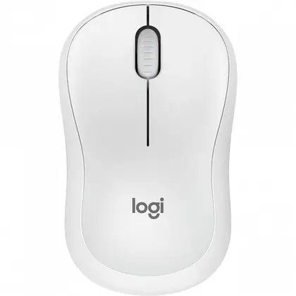 Мышь беспроводная Logitech M240 Silent Off White Bluetooth (черная, оптическая, 400-4000dpi, бесшумная)