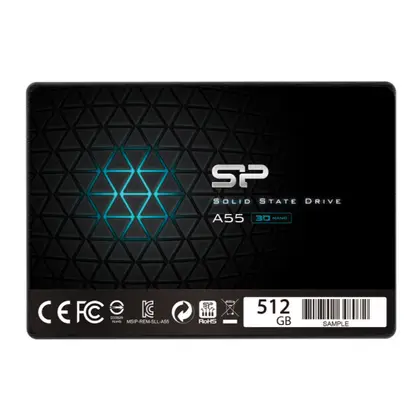 Твердотельный накопитель SSD 512 GB Silicon Power A55 SP512GBSS3A55S25, SATA 6Gb/s
