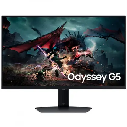 Монитор Samsung Odyssey G5 G50D 27" Fast IPS/2560×1440/180Hz/1ms/DisplayPort x1/HDMI x1/Headphone LS27DG500EIXCI