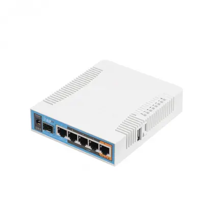 Wi-Fi точка доступа MikroTik hAP ac 802.11ac/2.4+5GHz/3x3/PoE RB962UiGS-5HacT2HnT