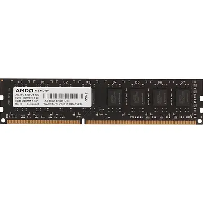 Оперативная память AMD Radeon R3 Value Series 8GB DDR3/1333MHz/DIMM R338G1339U2S-U