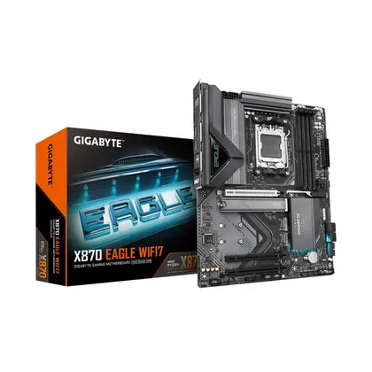 Материнская плата GIGABYTE X870 EAGLE WIFI7 AM5/AMD X870/4xDDR5/3xM.2/1xPCI-E x16, Standard-ATX