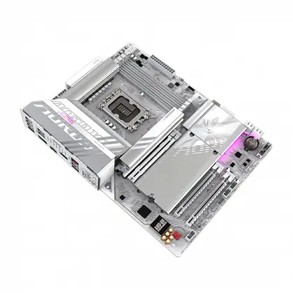 Материнская плата GIGABYTE Z890 AORUS ELITE WF7 ICE LGA1851/Intel Z890/4xDDR5/4xM.2/3xPCI-E x16, Standard-ATX
