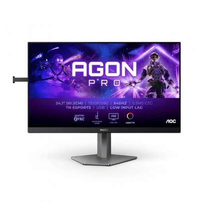 Монитор AOC AG246FK 24.1" TN/1920×1080/540Hz/0.5ms/HDMI 2.0 x2/DisplayPort 1.4/USB 3.2 x4/Headphone AG246FK