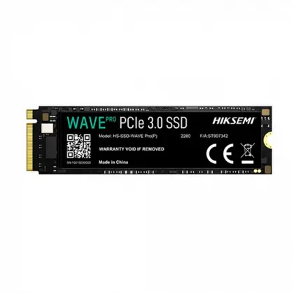 SSD накопитель HIKSEMI WAVE(P) 1TB M.2 2280/NVMe/PCIe 3.0/2450MB/s Read/2450MB/s Write HS-SSD-WAVE(P) 1024G