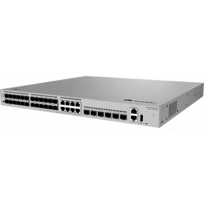 Коммутатор HUAWEI S530-24ST4XE (L3, 24*GE SFP combo 8*1GE RJ45 ports, 4*10GE SFP+, 2*10GE SFP+ stack ports, Dual AC)