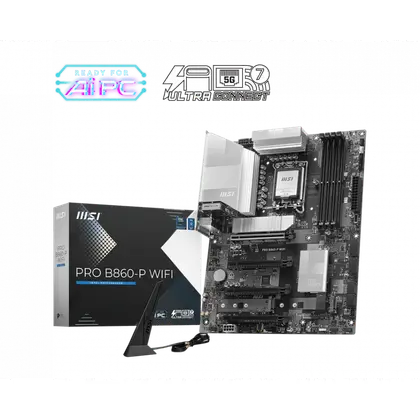 Материнская плата MSI PRO B860-P WIFI LGA1851/Intel B860/4xDDR5/3xM.2/4xPCI-E x16, Standard-ATX