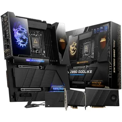 Материнская плата MSI MEG Z890 GODLIKE LGA1851/Intel Z890/4xDDR5/8xM.2/2xPCI-E x16, E-ATX