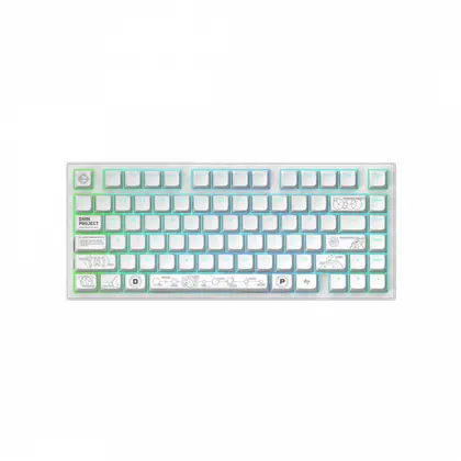 Клавиатура Dark Project ALU81A Terra Nova White