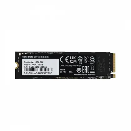 SSD накопитель GIGABYTE AORUS Gen4 7300 1TB M.2 2280/NVMe/PCIe 4.0/7300MB/s Read/6000MB/s Write