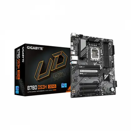 Материнская плата GIGABYTE B760 DS3H GEN5 LGA1700/Intel B760/4xDDR5/2xM.2/1xPCI-E x16, Standard-ATX