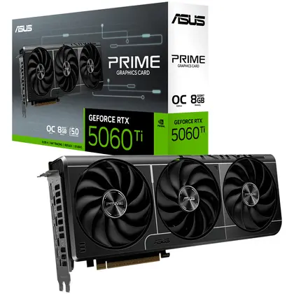 Видеокарта ASUS GeForce RTX 5060 Ti PRIME OC Edition PRIME-RTX5060TI-O8G 8GB GDDR7 128-bit