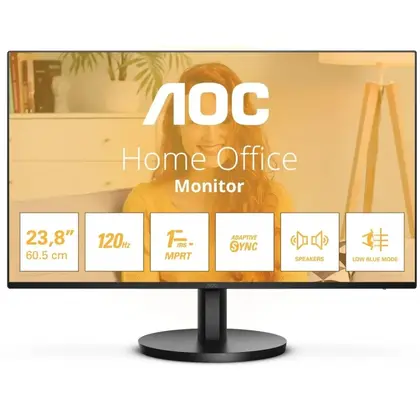 Монитор AOC 24B3QA2 23.8" IPS/1920×1080/120Hz/1ms/HDMI/DisplayPort 24B3QA2/01