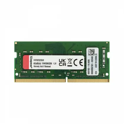 Оперативная память для ноутбука Kingston 8GB DDR4/3200MHz/SO-DIMM/CL22 KVR32S22S8/8WP