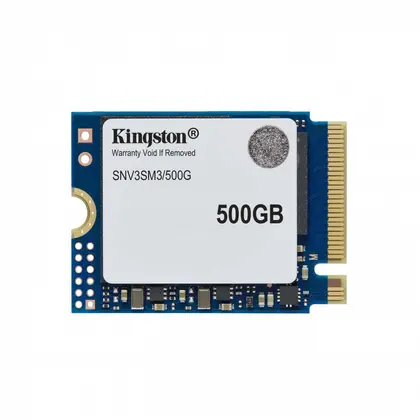 SSD накопитель Kingston NV3 500GB M.2 2230/NVMe/PCIe 4.0/5000MB/s Read/3000MB/s Write SNV3SM3/500G