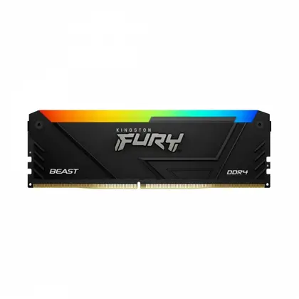 Оперативная память Kingston FURY Beast RGB 8GB DDR4/3200MHz/DIMM/CL16 KF432C16BB2A/8WP