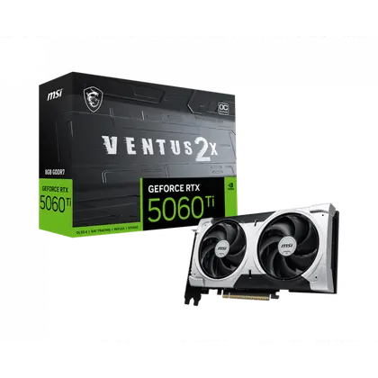 Видеокарта MSI GeForce RTX 5060 Ti VENTUS 2X OC PLUS 16GB GDDR7 128-bit G506T-16V2CP