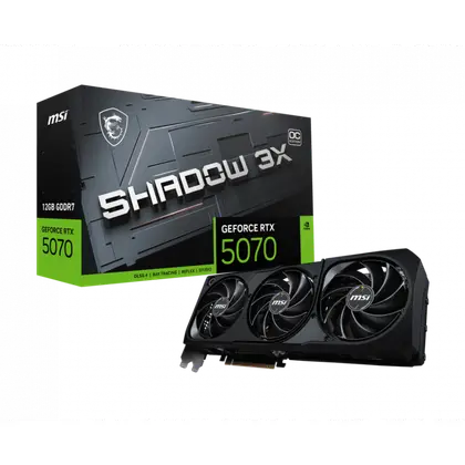 Видеокарта MSI GeForce RTX 5070 SHADOW 3X OC 12GB GDDR7 192-bit G5070-12S3C