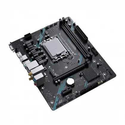 Материнская плата Maxsun H610M 666 WIFI6 D5 LGA1700/Intel H610/2xDDR5/1xM.2/1xPCI-E x16, Micro-ATX