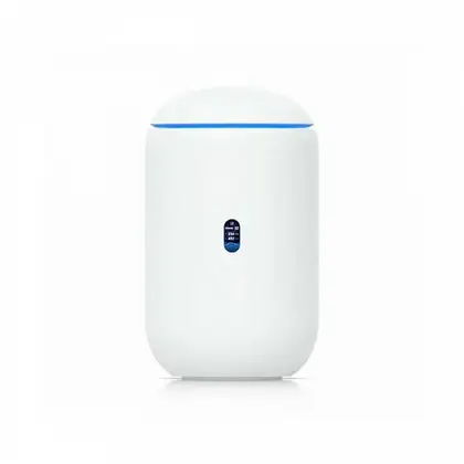 Маршрутизатор Ubiquiti UniFi Dream Router 7 Компактный настольный облачный шлюз/10G SFP+, 2.5 GbE RJ45 WAN/4×2.5 GbE RJ45 LAN (1 PoE)/Wi-Fi 7 (tri-ban