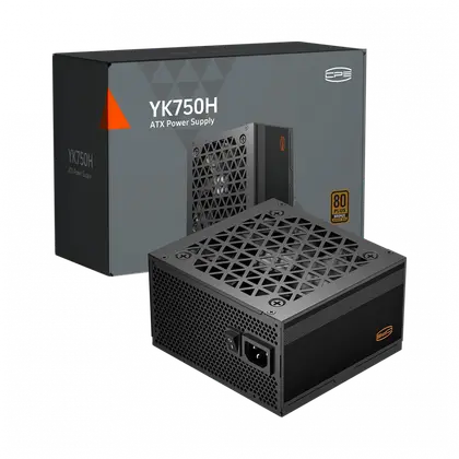 Блок питания PCCooler YK750H, 750W, Non Modular, 80+ BRONZE, Fan 120mm, P3-YK750H-B1H