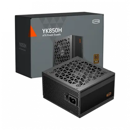 Блок питания PCCooler YK850H, 850W, Non Modular, 80+ BRONZE, Fan 120mm, P3-YK850H-B1H