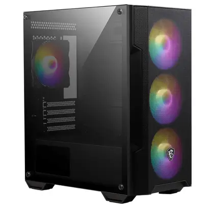 Компьютерный корпус MSI MAG FORGE M100A mATX/Mini-ITX 1x3.5" 2x2.5" 1xUSB3.2 4xRGB Fan mATX