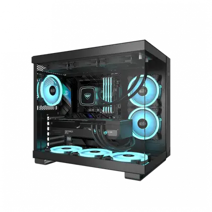 Корпус PCCooler C3T500 ARGB BK ATX/MATX/ITX USB3.1 Gen 2 Type-C USB3.0 USB2.0 Black