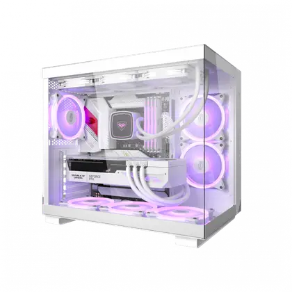 Корпус PCCooler C3T500 ARGB WH ATX/MATX/ITX USB3.1 Gen 2 Type-C, USB3.0, USB2.0 White