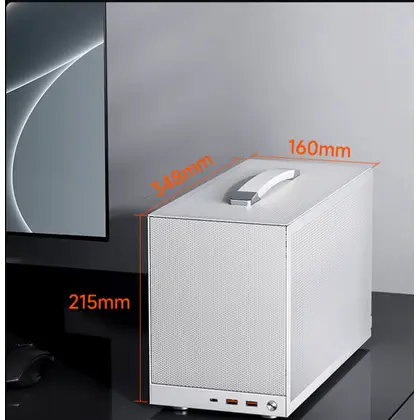 Корпус PCCooler K101 MESH WH 3F ITX 2xUSB3.0, 1xUSB-C, 3xFans, 1x3.5", 4x2.5" White