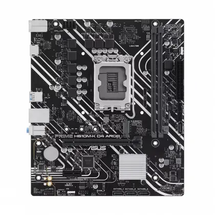 Материнская плата ASUS PRIME H610M-K D4 ARGB LGA1700/Intel H610/2xDDR4/1xM.2/1xPCI-E x16, Micro-ATX