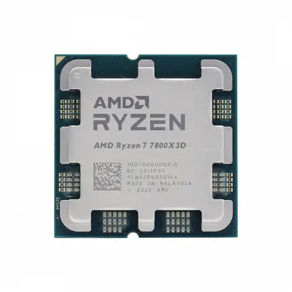 Процессор AMD Ryzen 7 7800X3D 7000 Series AM5/8C/16T/4.2GHz Base/5.0GHz Max/96MB/OEM