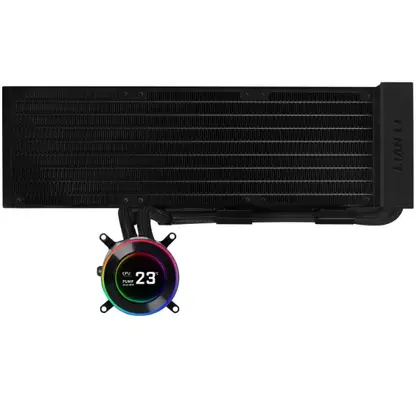 Водяное охлаждение для CPU Lian Li Hydroshift lI LCD-C 360N FAN LESS Black G89.GHS2LCD36B.00